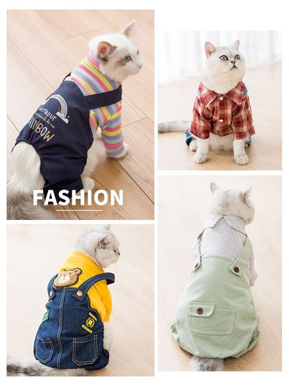 Cat Clothes Bib Autumn And Winter Clothes Thin