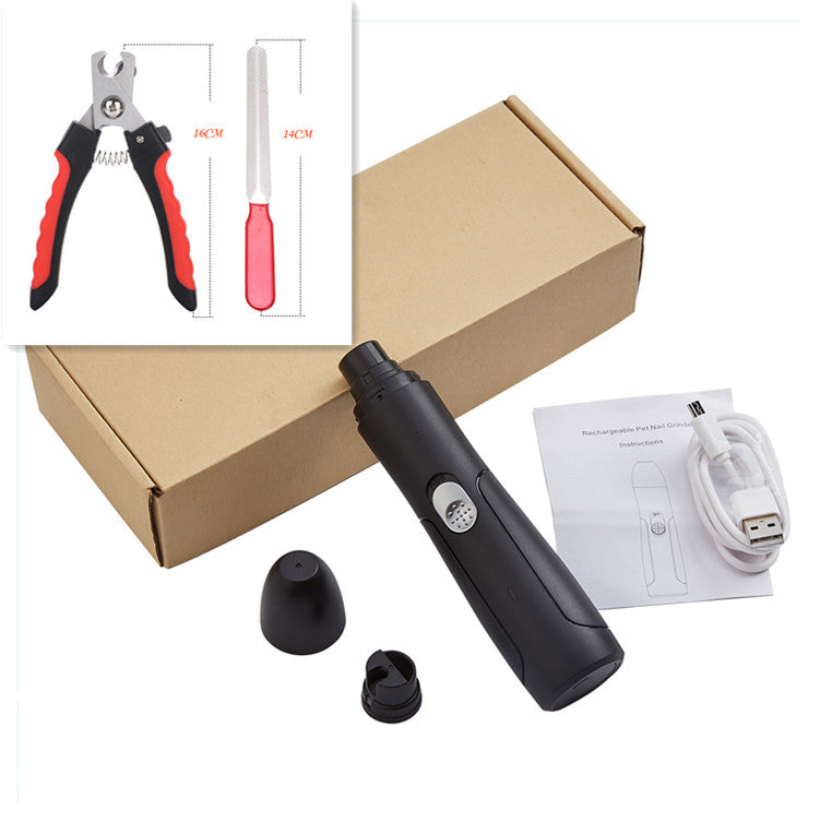 Rechargeable USB Pet Automatic Dog Nail Grinder Animal Clipper