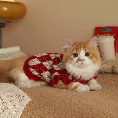 Cat Clothes Cute Pet Autumn And Winter