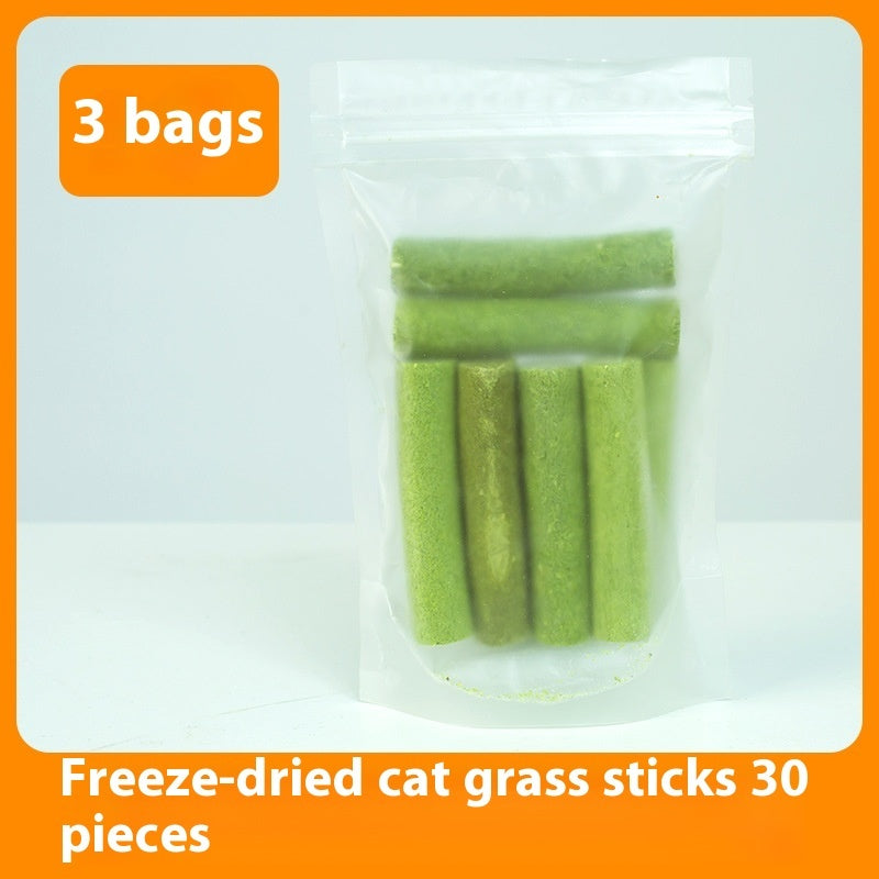 Cat Grass Chicken Stick Freeze-dried Hair Ball Cat Molar Rod