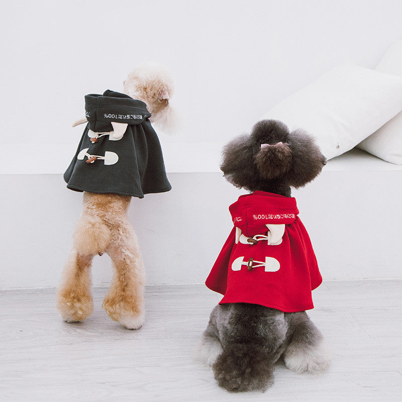 Autumn and winter pet clothes