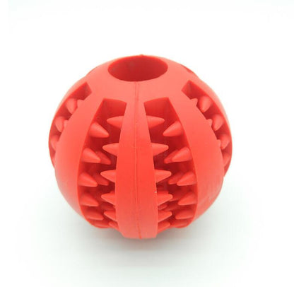 Pet Slow Feeder Dog Toy Cute Funny Rubber Dog Ball Toy