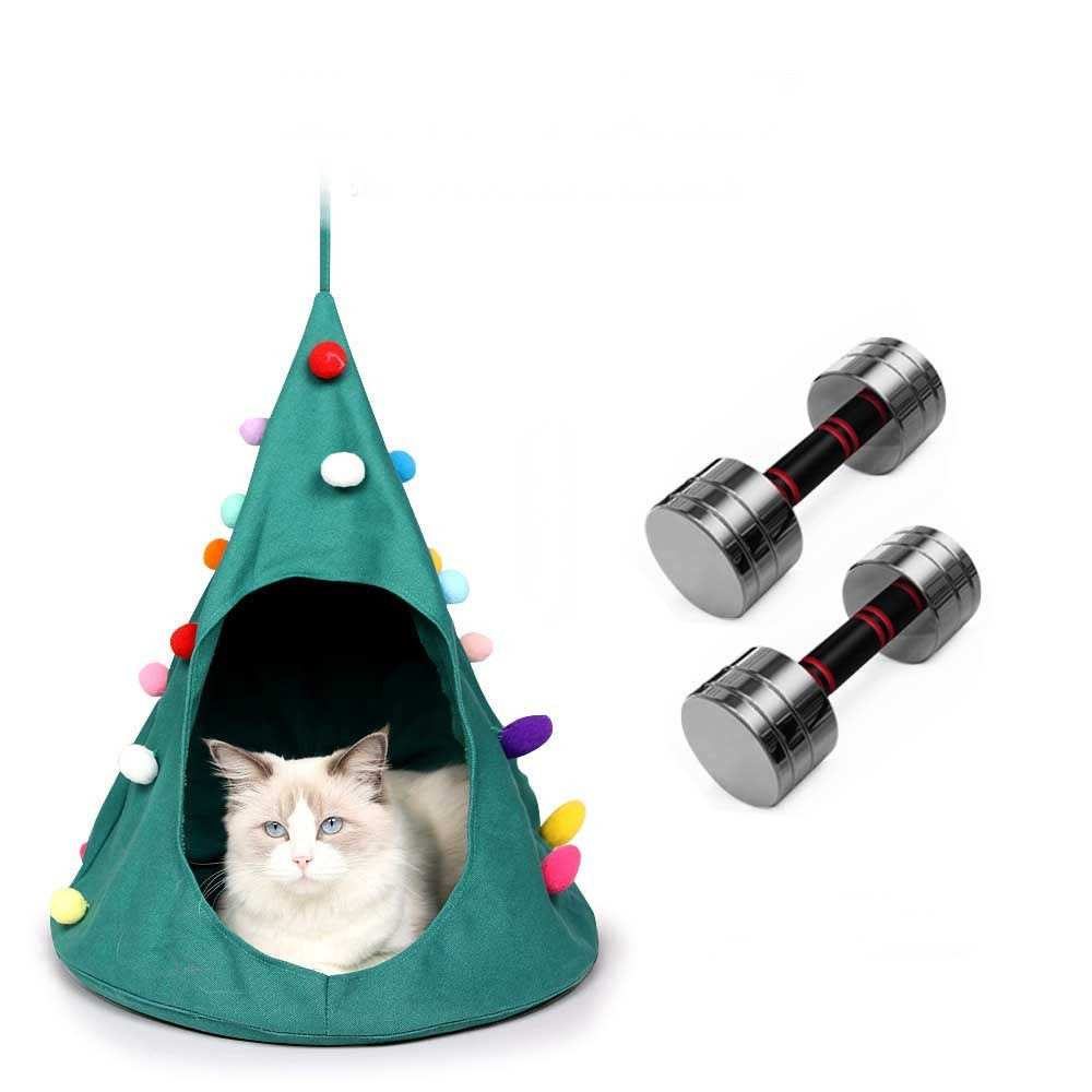 Christmas Cone Canvas Hammock Cat Litter