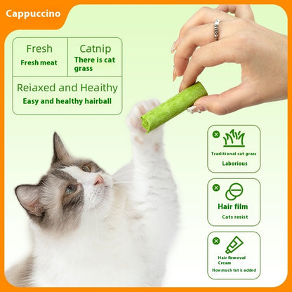 Cat Grass Chicken Stick Freeze-dried Hair Ball Cat Molar Rod