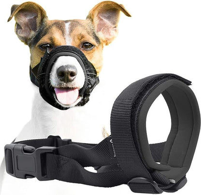 Pet Dog Mouth Cover More Sizes Muzzles Seam Dog Mouth Cover Breathable Anti-bark