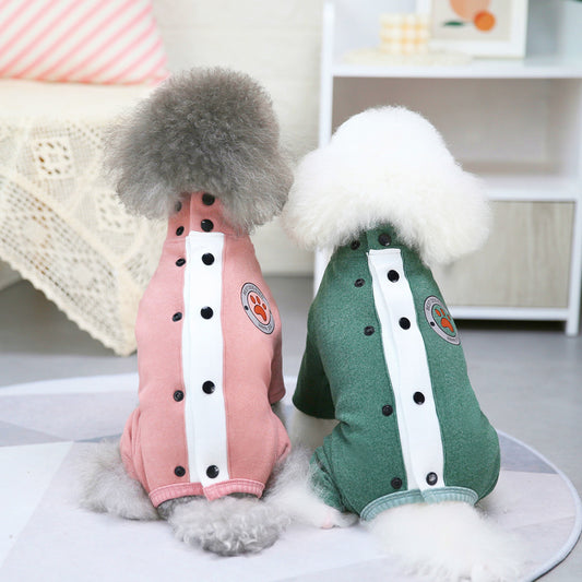 Winter Teddy Small Dog Pet Clothes