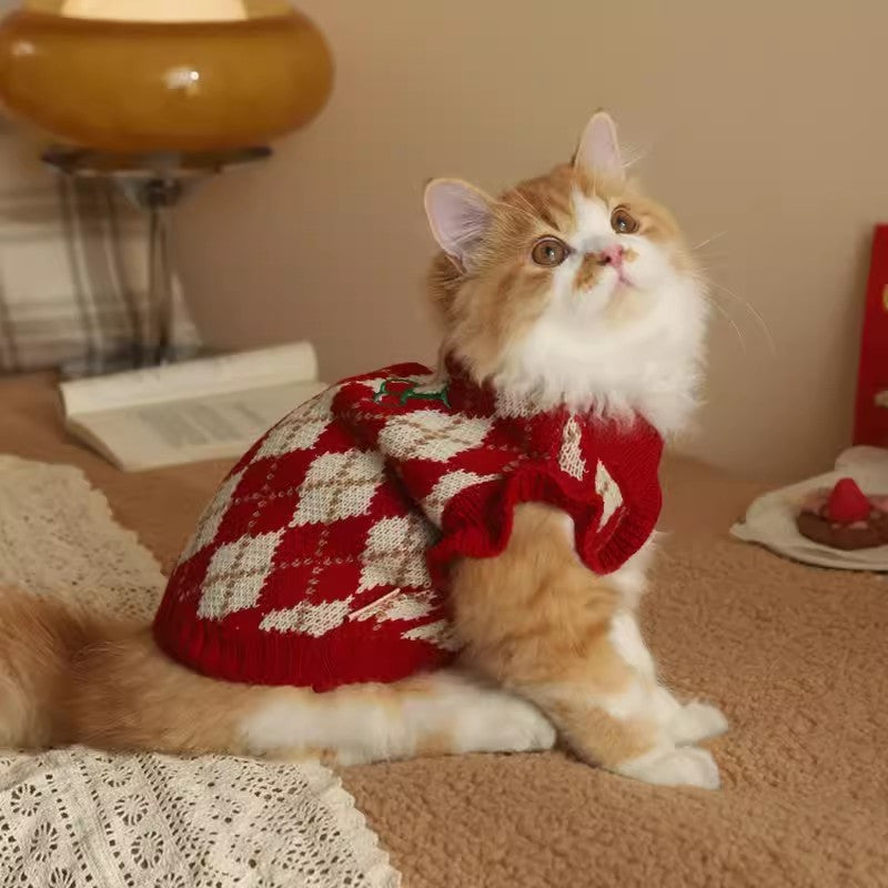 Cat Clothes Cute Pet Autumn And Winter