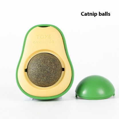 Catnip Ball Cat Toy Molar Teeth Cleaning Bite-resistant Relieving Stuffy Kitten Self-licking