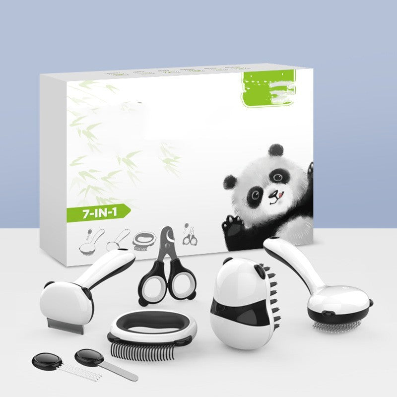 Panda Style Pet Comb Nail Clipper