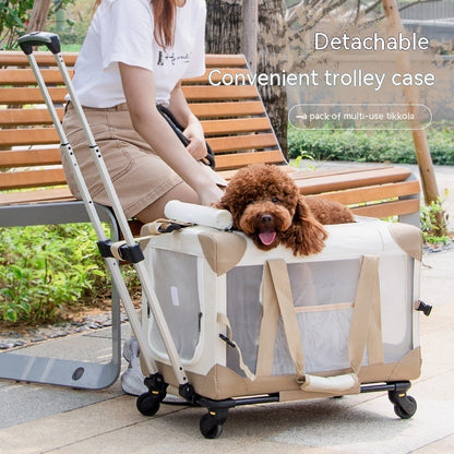 Pet Trolley Bag Carry Case For Out Vehicle-mounted Box