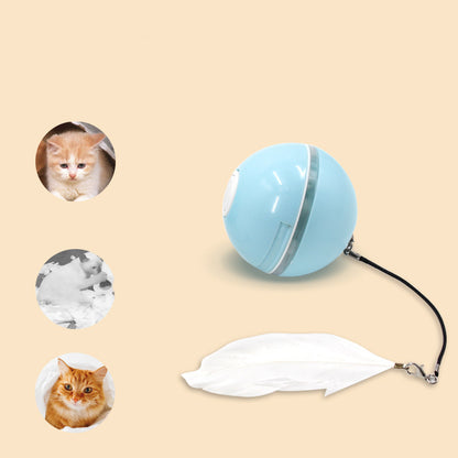 New Automatic LED Intelligent Cat Ball Funny Personality Toy Automatic Cat Ball Pet Supplies