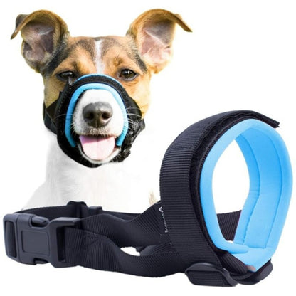 Pet Dog Mouth Cover More Sizes Muzzles Seam Dog Mouth Cover Breathable Anti-bark